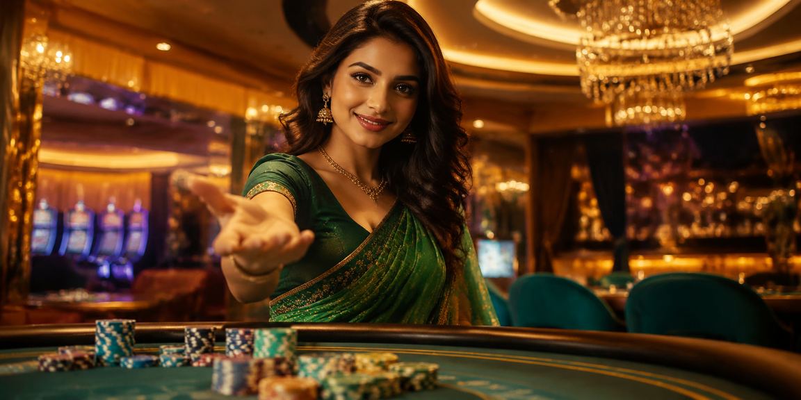 Player enjoying casino games on mobile in India