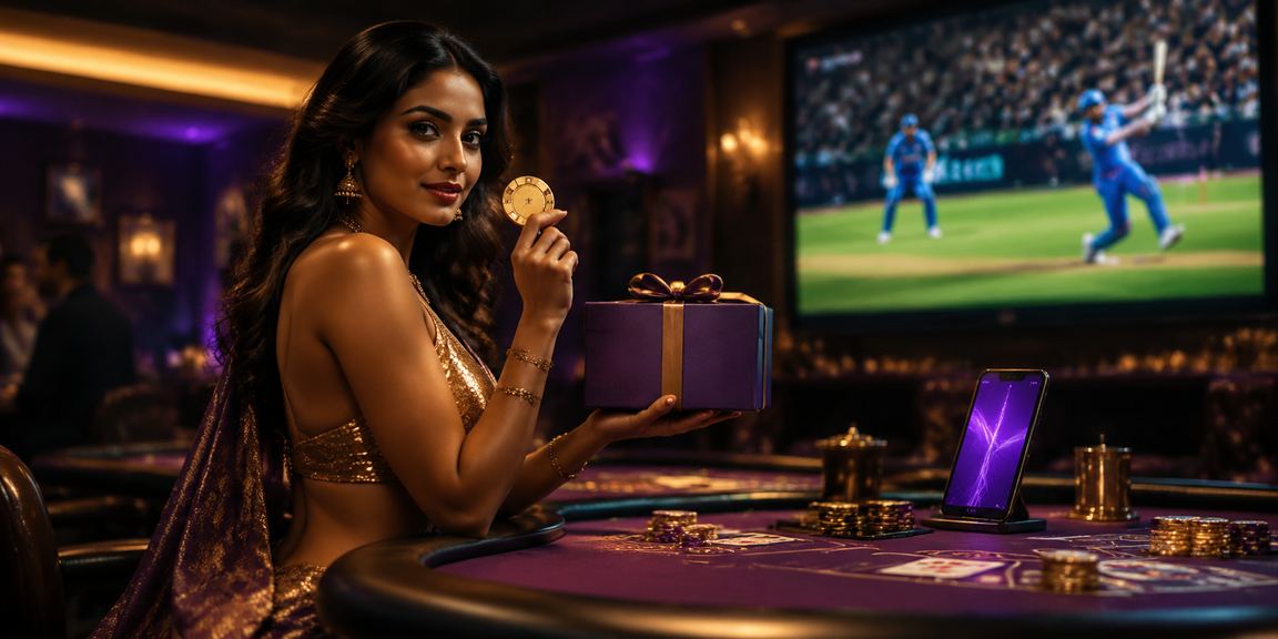 Online slots gaming with cricket themes and user playing on mobile
